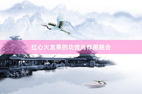 红心火龙果的功效与作用融会